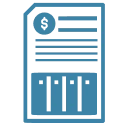 Invoice icon with dollar symbol